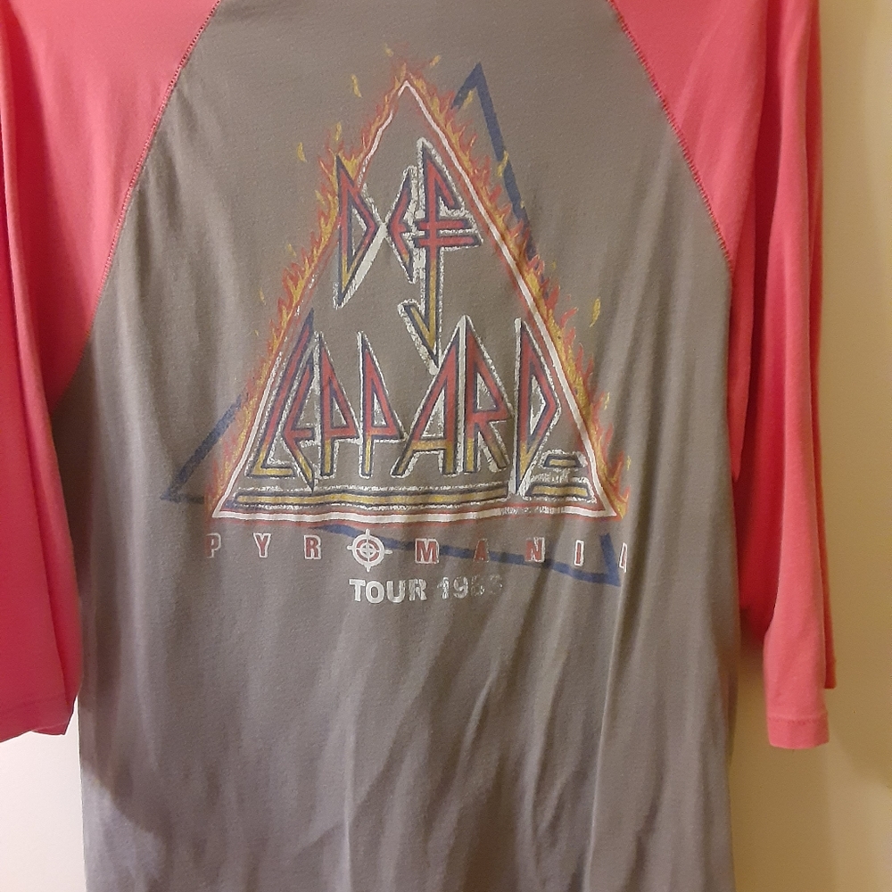Junk Food Def Leppard Raglan - Picture 2 of 6